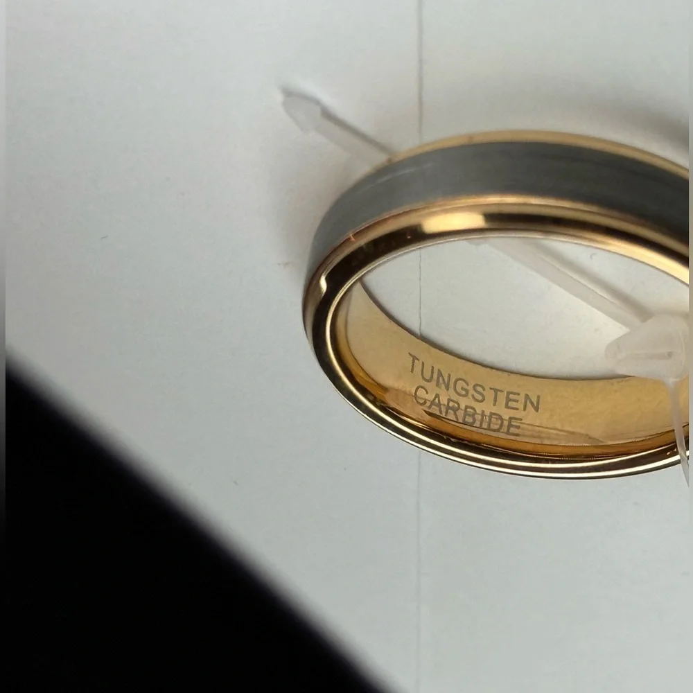 West Coast Jewelry Men’s 3 ring : 2 stainless steel & 1 tungsten carbide 11 New